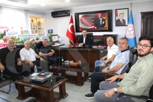 Gazetecilerden Terzi ve Evin  mdrlere ziyaret...