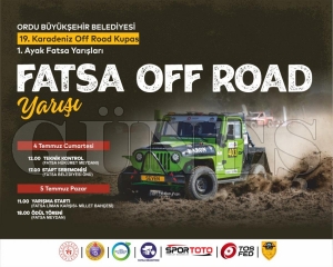 Fatsa�da OFF-ROAD  heyecan� ya�anacak... 4-5 Temmuz�da 19. Karadeniz OFF-ROAD kupas� 1. ayak Fatsa yar��lar� d�zenlenecek