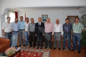 Fatsa Belediyespor Yönetimi, Fatsa Kaymakamı Mustafa Selman Yurdaer'i makamında ziyaret etti Fatsa Belediyespor Yönetimi, Fatsa Kaymakamı Mustafa Selman Yurdaer'i makamında ziyaret etti