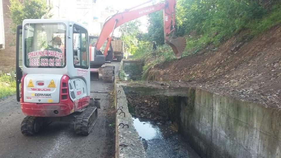 2 ayda 2 bin 150 metre dere temizliği yapıldı