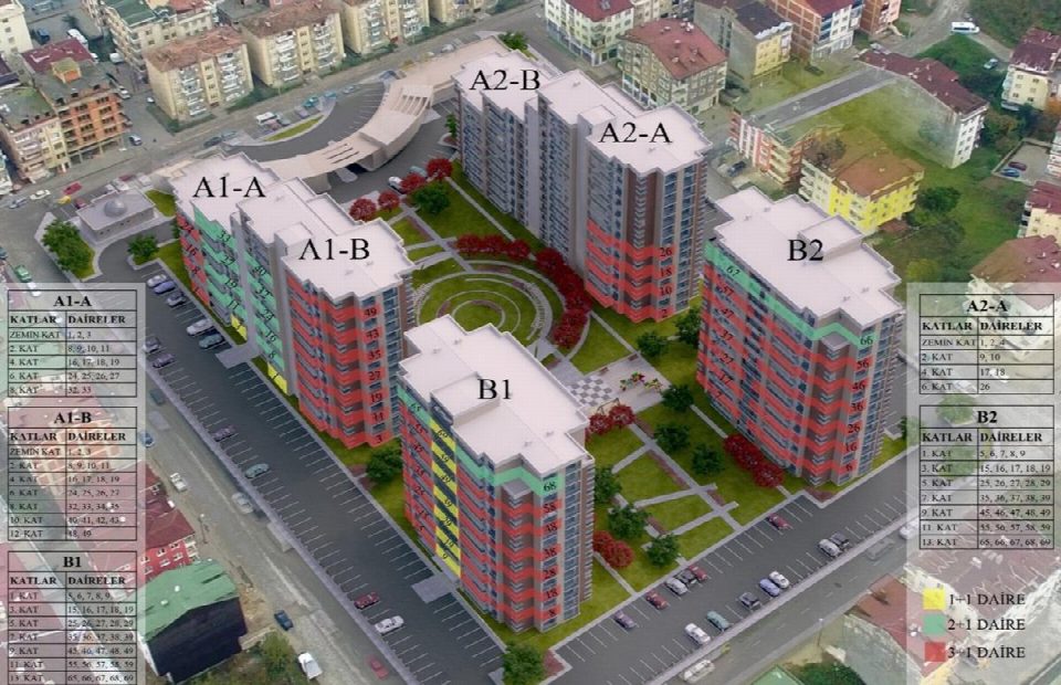 116 DAİRE SATIŞA SUNULUYOR