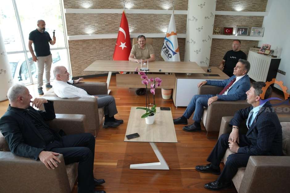 Zafer Partisi Genel Başkanı Ümit Özdağ'dan FATSO'ya ziyaret