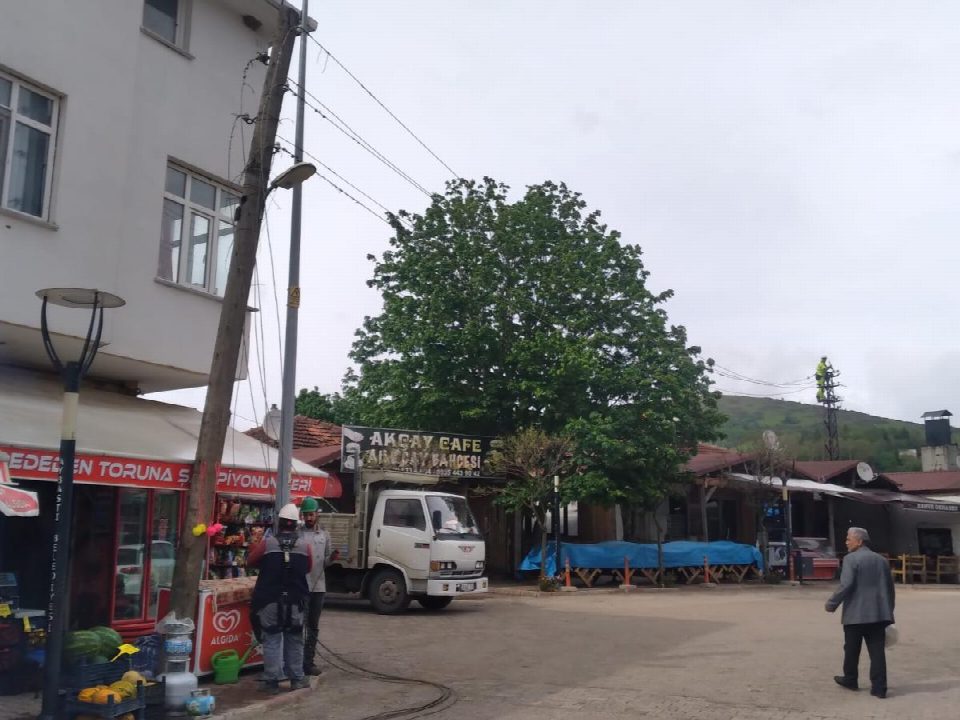 Perşembe Yaylasında elektrik yer altına alındı