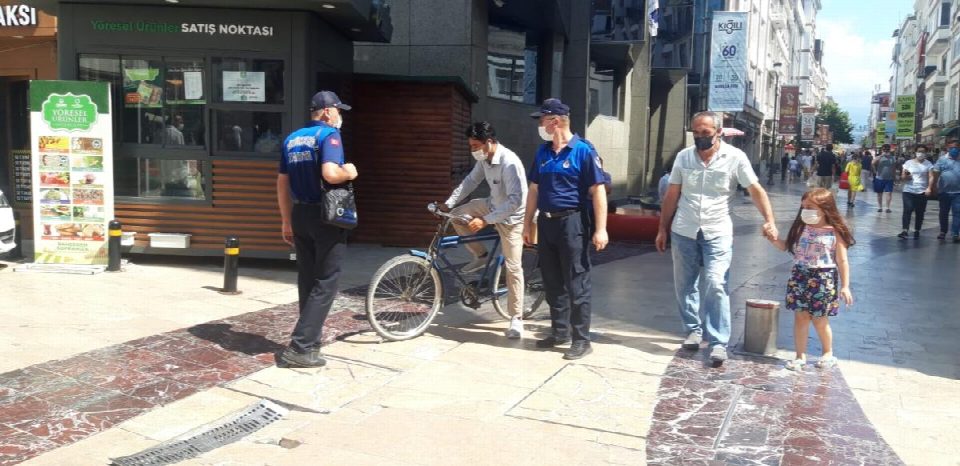 Yaya yollarına giren motosikletlere sıkı denetim