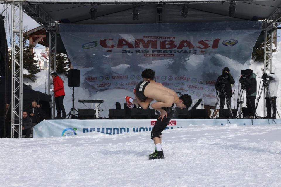 Çambaşı’nda festival vardı
