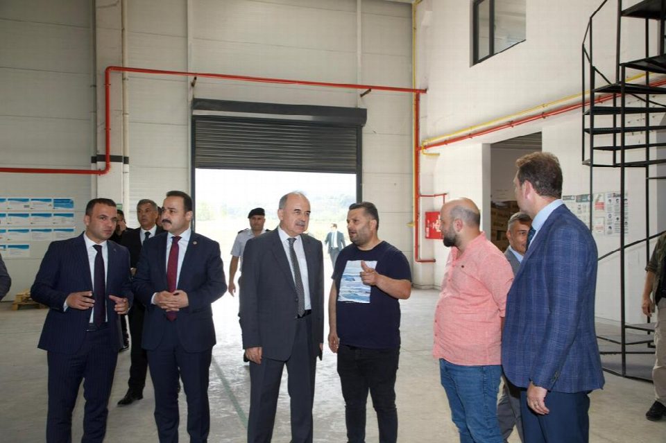 Vali Erol, Fatsa OSB’yi ziyaret etti