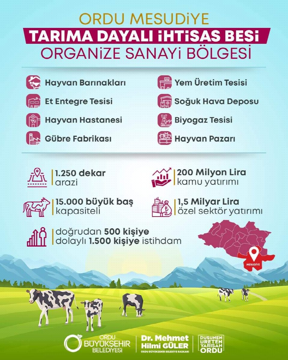 Karadeniz’in mega projesi Ordu’ya