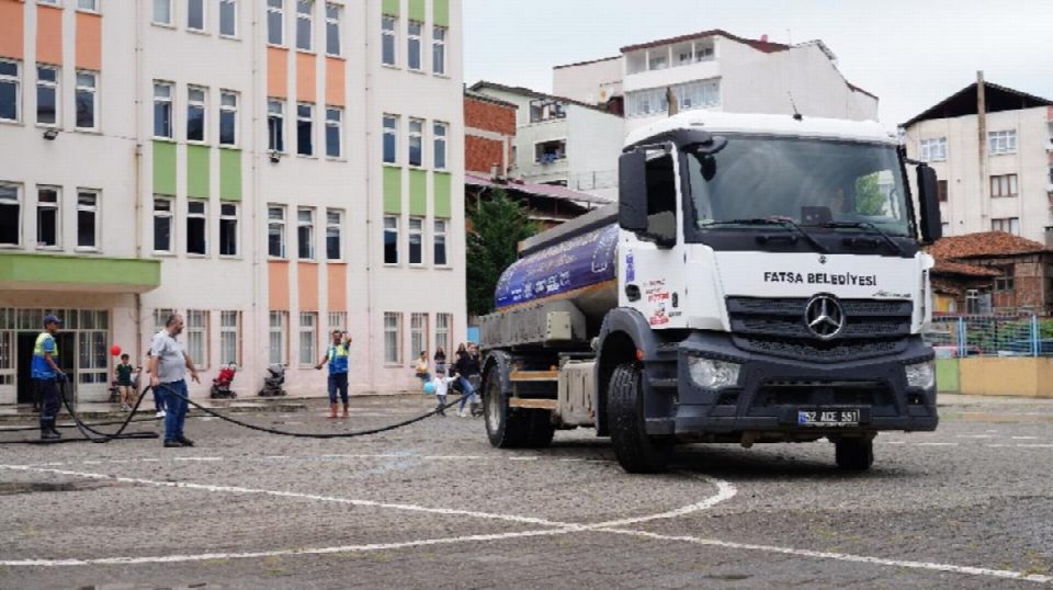 Okul bahçeleri yeni sezona hazır