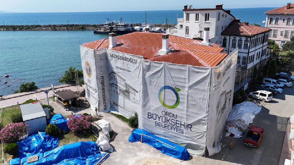 Haznedaroğlu Konağında restorasyon tam gaz