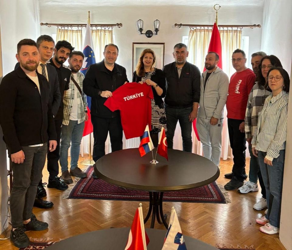 Ordu Gençlik ve Spor İl Müdürlüğü proje ekibinden Ljubljana Büyükelçiliğine ziyaret