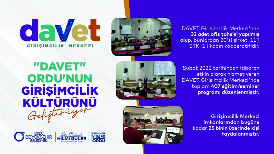 407 eğitim semineri düzenlenen davet merkezi 25 bin kişiyi ağırladı