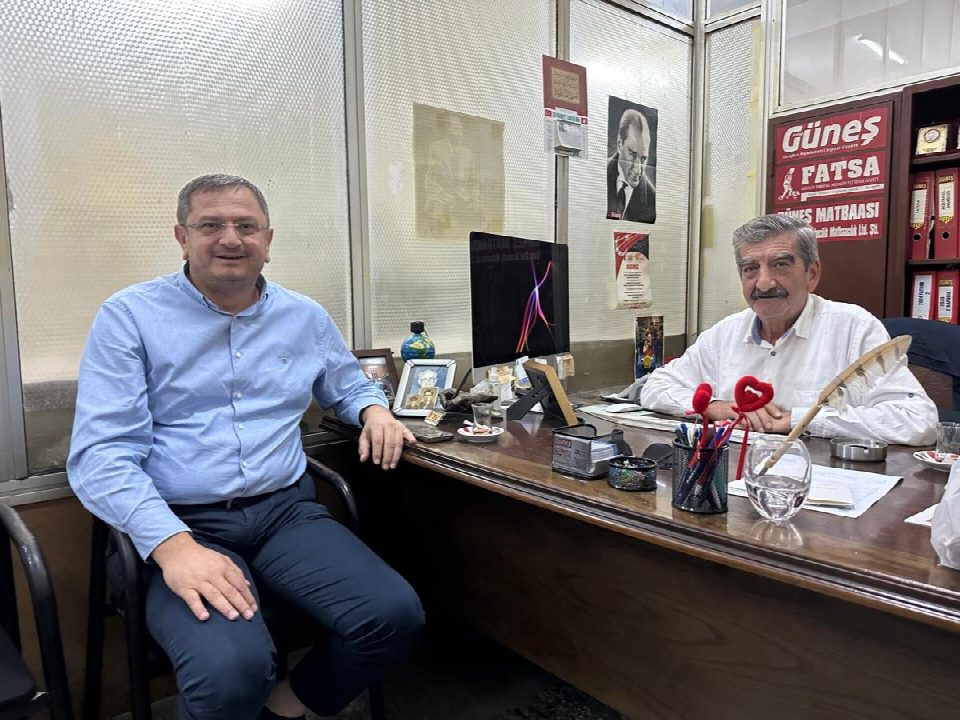 FATSA TİCARET VE SANAYİ ODASI BAŞKANI TAYFUN KARATAŞ GAZETEMİZİ ZİYARET ETTİ