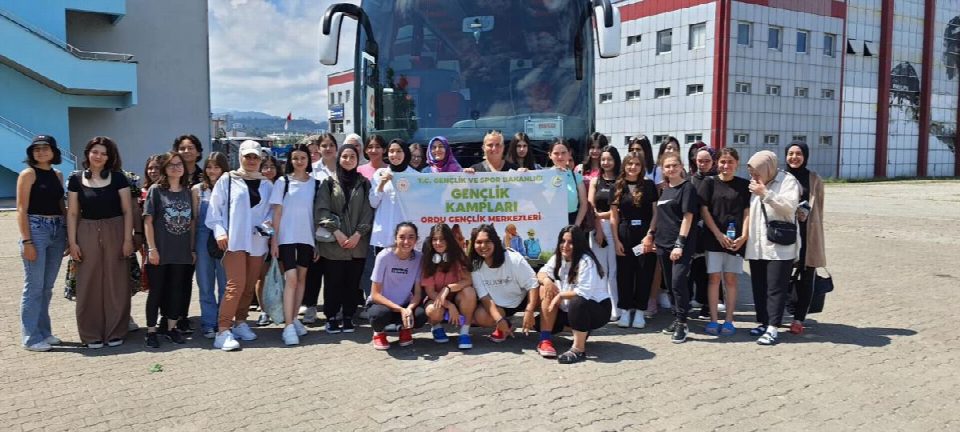 Ordulu gençler Ahi Evran gençlik kampında