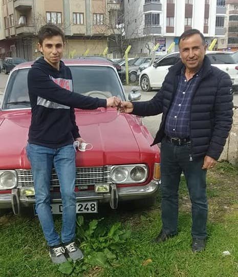 Oğlunun hayalini gerçekleştirdi