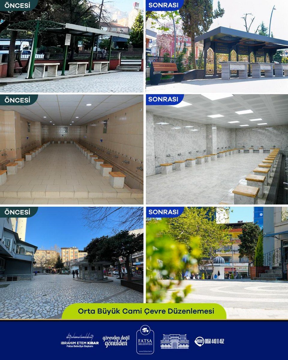 FATSA BELEDİYESİ'NDEN ORTA BÜYÜK CAMİ'NE MODERN DOKUNUŞ