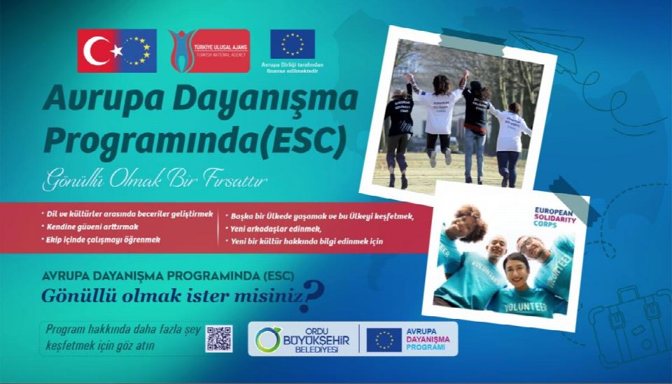 Ordu büyükşehir Belediyesi’nden gençlere Avrupa firsatI