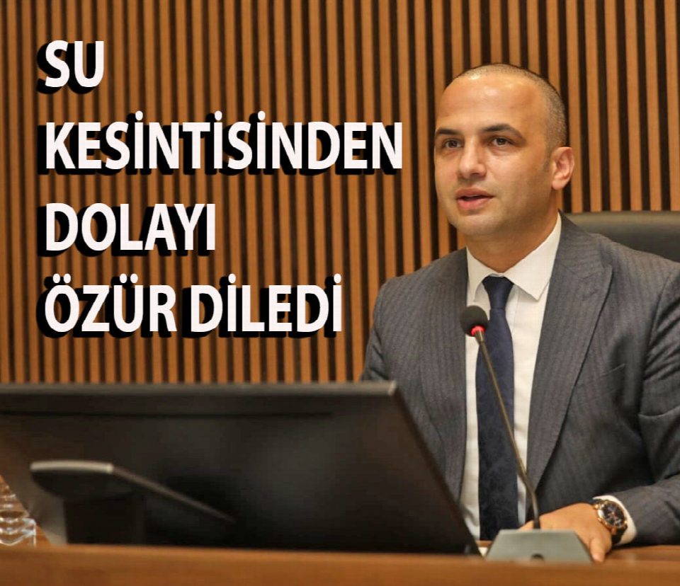 Başkan Kibar, su kesintisinden dolayı özür diledi...Evkaf ve Dolunay Mahallesine su verildi