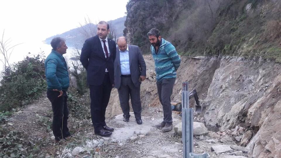 Taşcı: “Yolun en kısa zamanda ulaşıma açılması için yetkililerden söz aldık”