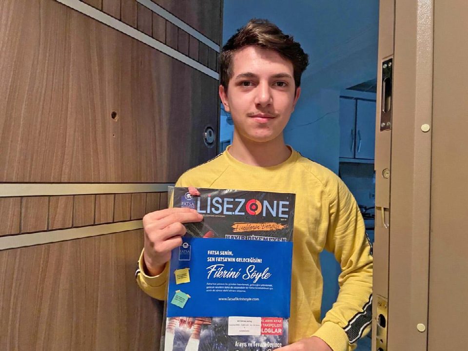 Fatsa’da lise.zone dergisi gençlerin gözdesi oldu