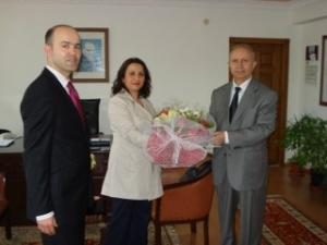 SGK Müdürlüğü'nden Kaymakam Yurdaer'e Ziyaret