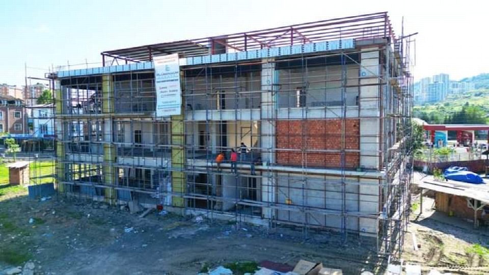 Gençlik Merkezi inşaatı hızla devam ediyor