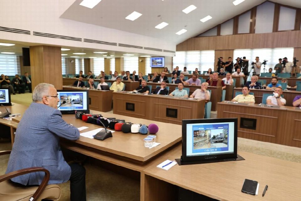 Başkan Güler, basın mensupları ile bir araya geldi..Başkan Güler, heyelan ve taşkınların röntgenini çekti