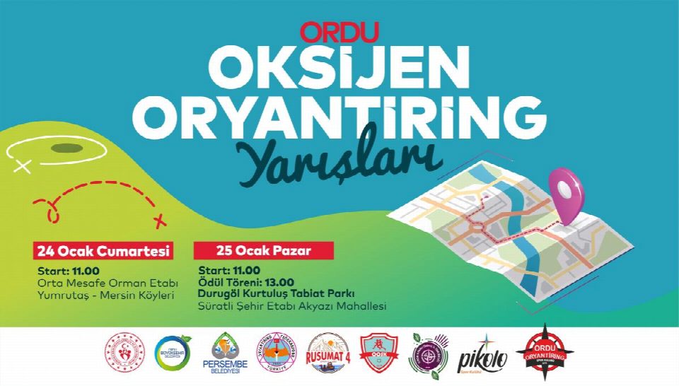Ordu Oryantiring yarışlarına ev sahipliği yapacak