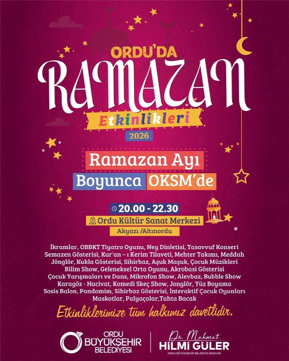 Ordu’da ramazan bir başka yaşanacak