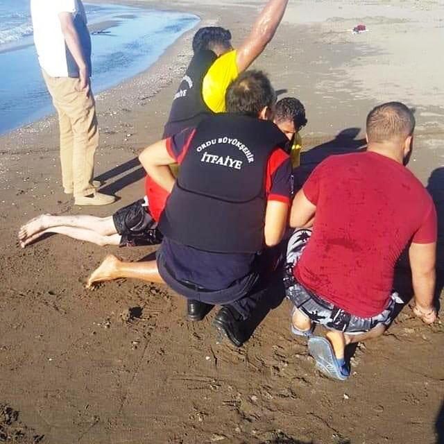 Fatsa’da bir kişi boğulma tehlikesi geçirdi