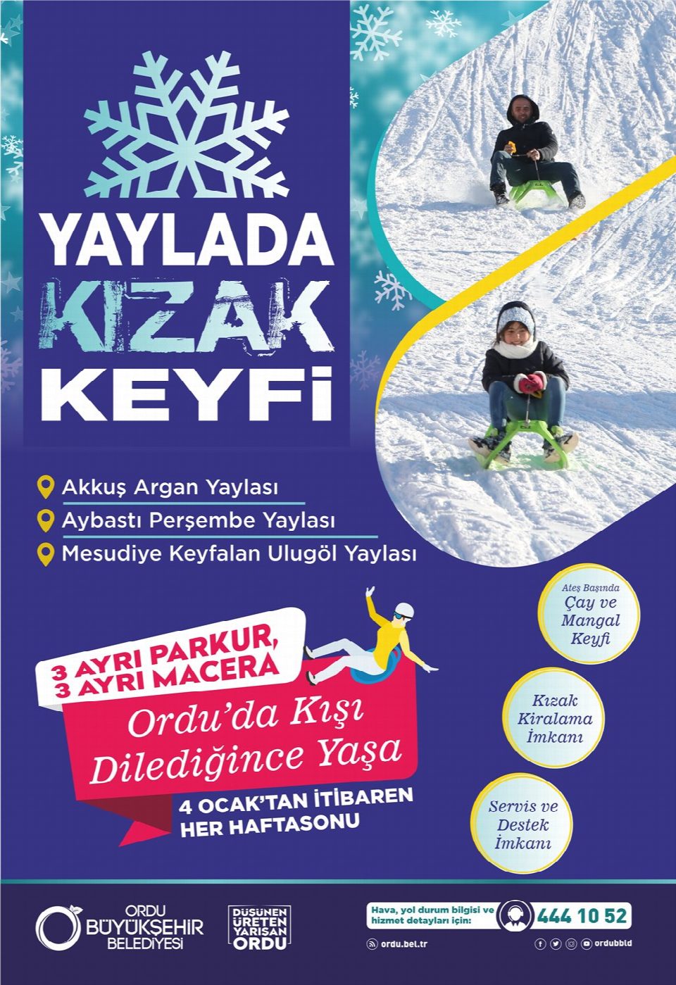 “YAYLADA KIZAK KEYFİ” YAŞANACAK