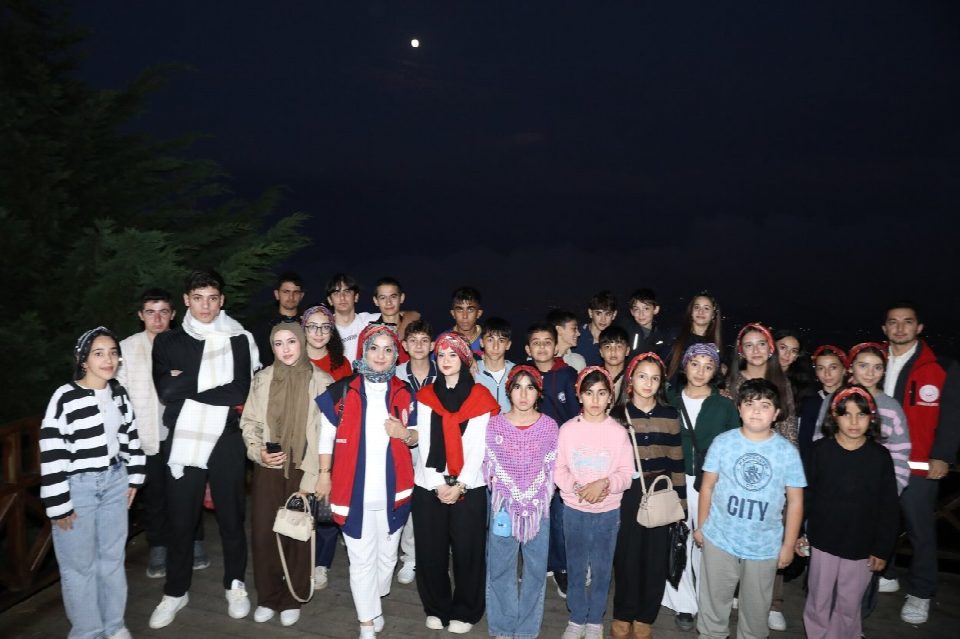 Nurhaklı çocuklar Ordu’nun güzelliklerini keşfetti