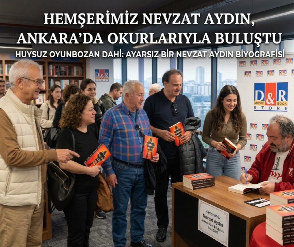 Hemşerimiz Nevzat Aydın, Ankara’da okurlarıyla buluştu