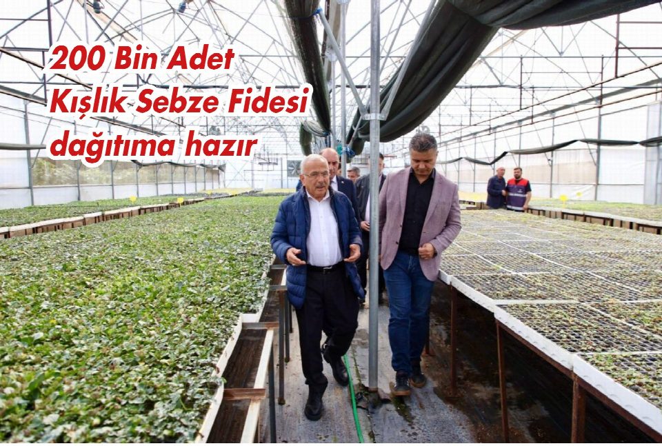 Fideler Büyükşehirden Başkan Güler: “Üreticimize Teşvik Olması Amacıyla Kışlık Sebzelerden Brokoli, Karnabahar, Beyaz Ve Kırmızı Baş Lahana Fidelerini ücretsiz dağıtacağız”