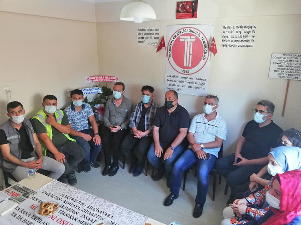 Ordu Teknikerler derneği genel kurulu yapıldı