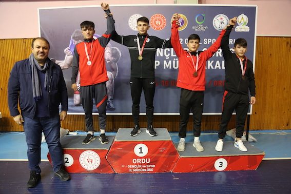 Ordu’da güreş grup müsabakaları tamamlandı