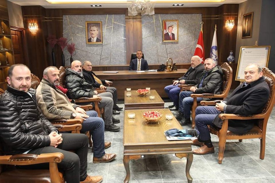 Başkan Kibar’ı ziyaret ettiler