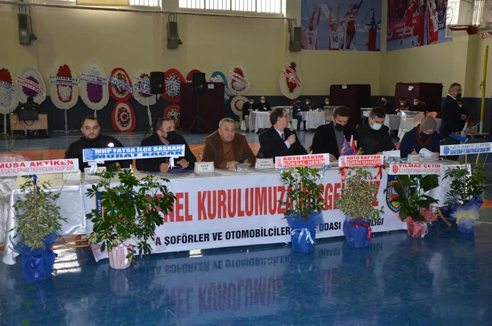 Fatsa Şoförler ve Otomobilciler Odası seçimi yapıldı Başkan Muammer Küçüköksüz güven tazeledi