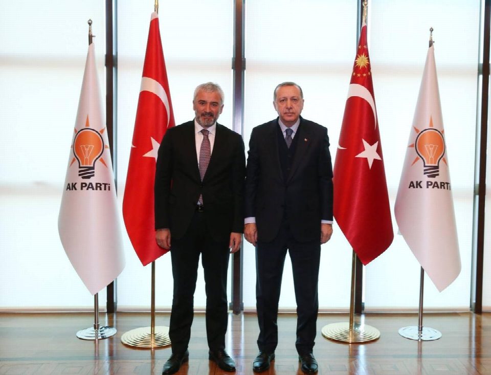 Başkan Enver Yılmaz,Cumhurbaşkanı Erdoğan ile görüştü