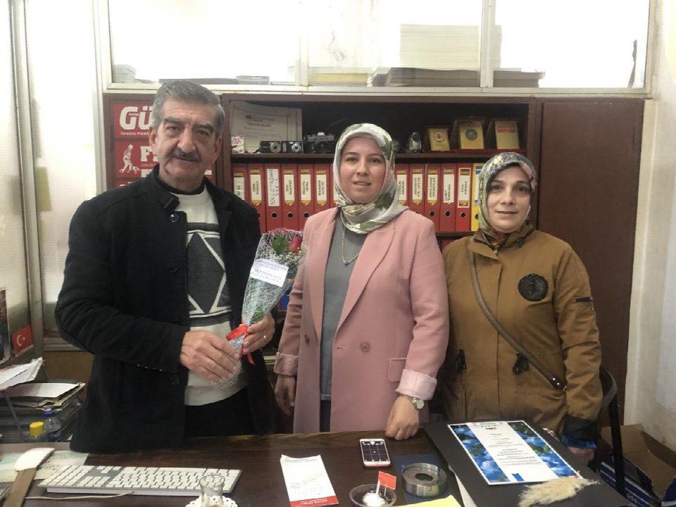 21 Ekim dünya gazeteciler gününü kutladılar
