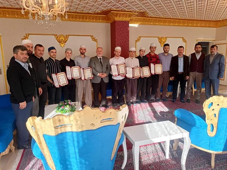 Fatsa’nın yeni hafızları belgelerine aldı