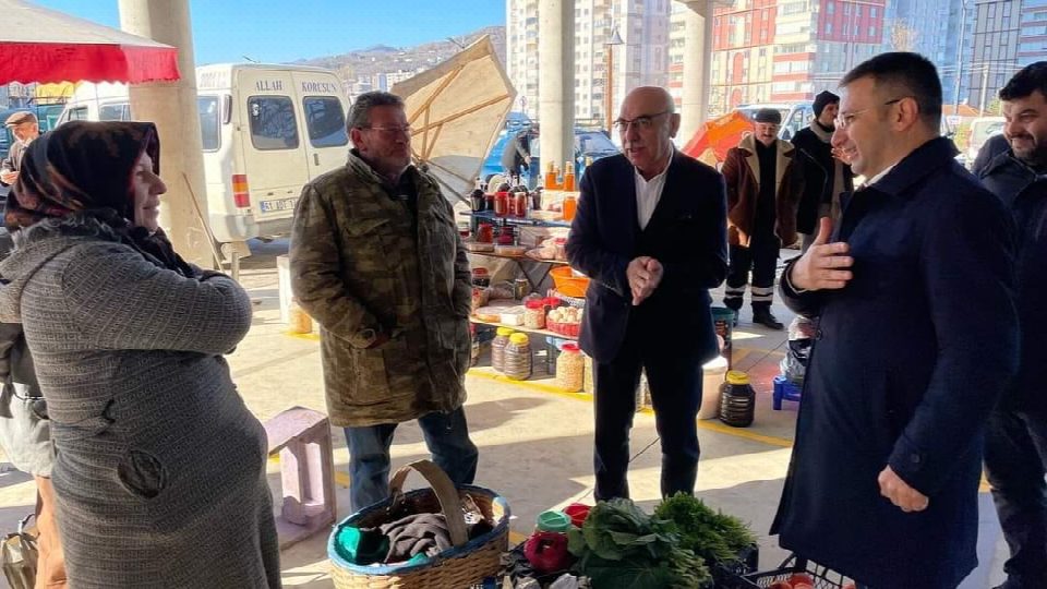 Kapalı pazar yeri için başkan Güler'e teşekkür etti