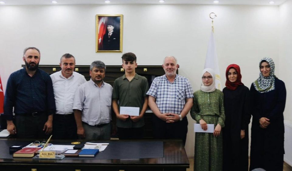 Kuran’ı güzel okuyanlar ödüllendirildi