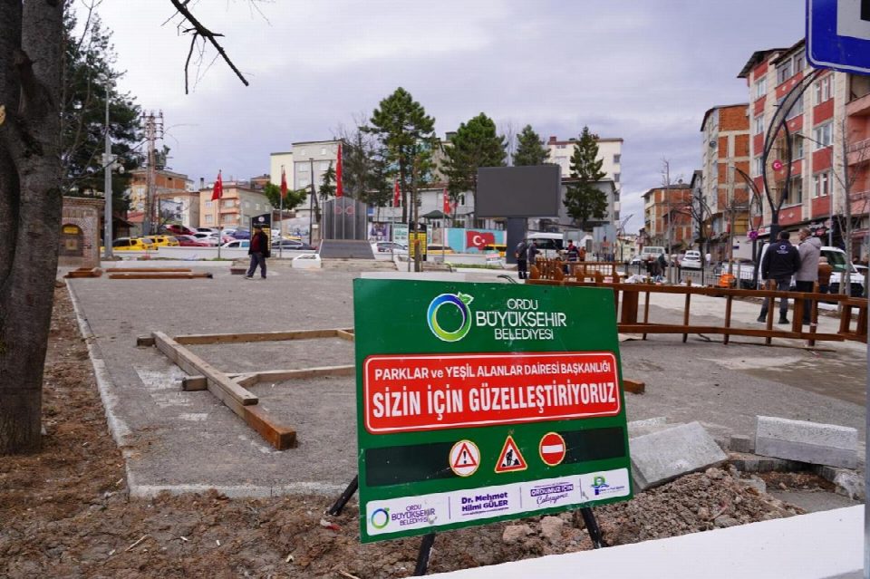Büyükşehirden Korgan’a yakışan meydan