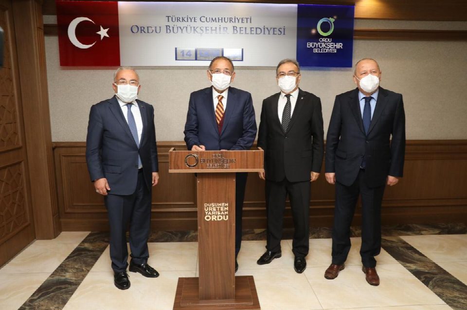 Başkan Güler, Özhaseki’yi ağırladı..Özhaseki: “Şehrül-emin olmak için milletin gönlünde olmak gerekiyor”