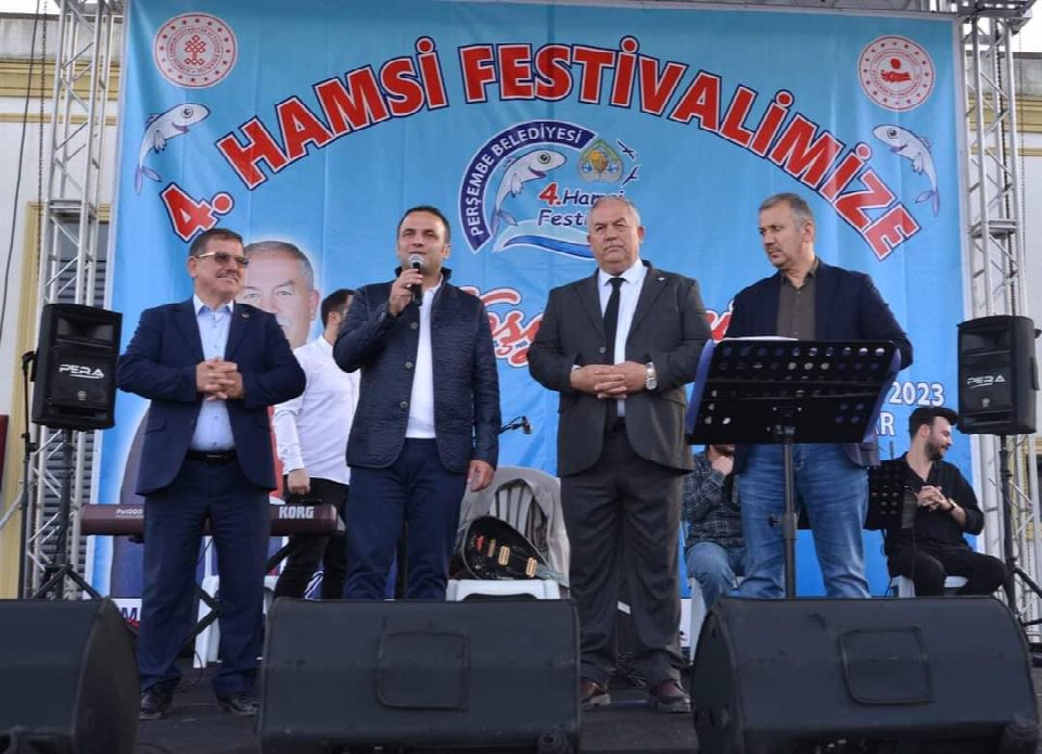 Başkan Kibar Perşembe hamsi festivaline katıldı
