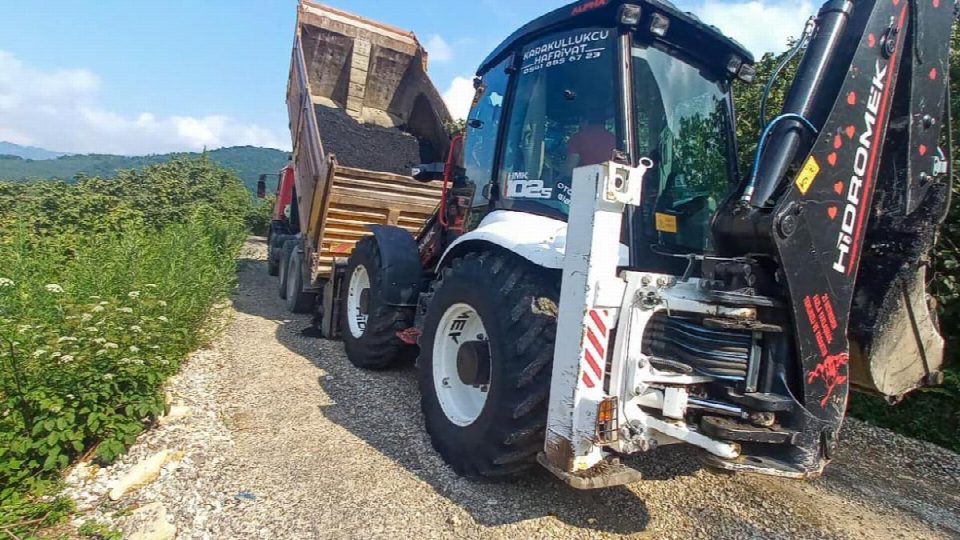Fatsa kırsalında sel hasarı iyileştirme çalışmaları devam ediyor