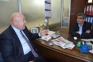 VEKİL İHSAN ŞENER GAZETEMİZİ ZİYARET ETTİ