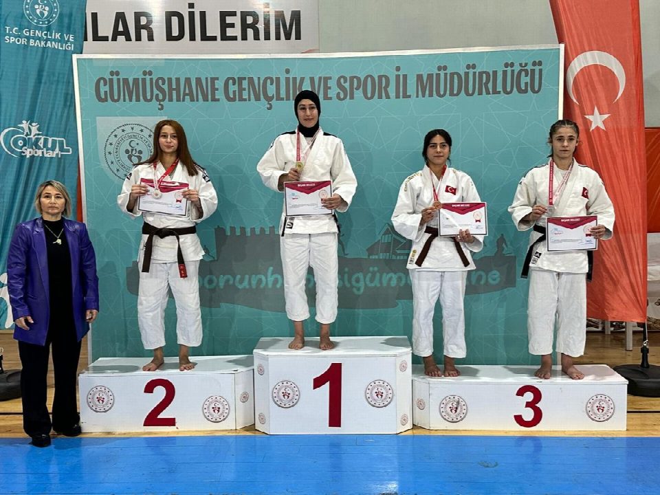 Ordu'lu Judoculardan Gümüşhane’de madalya yağmuru