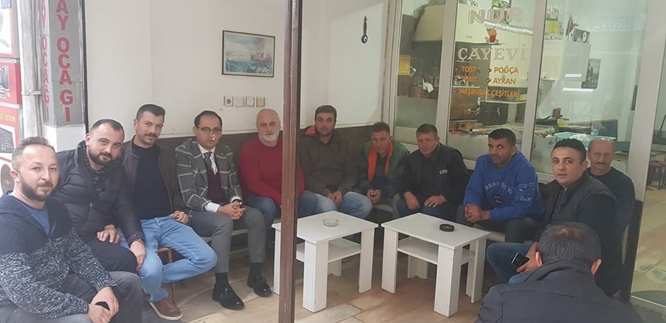 Kaçak'dan esnaf ziyareti