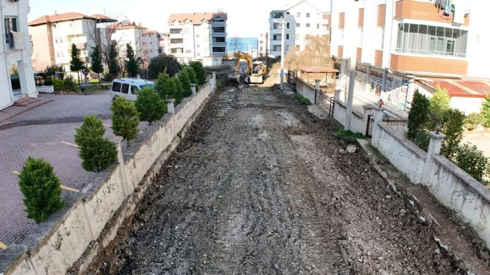 Dolunay mahallesi pehlivan sokakta yol iyileştirme çalışması
